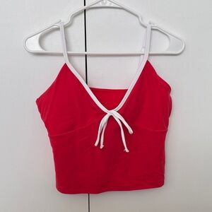 Abercrombie YPB studioFLEX Tie V-neck tank